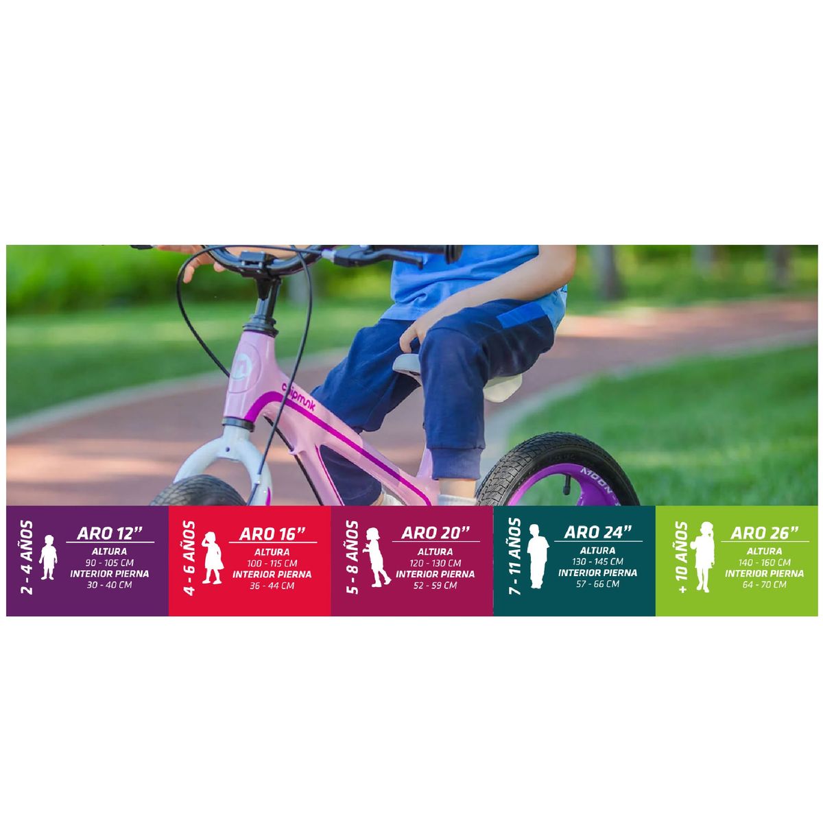 Bicicleta Chipmunk Explorer Disc Aro 20
