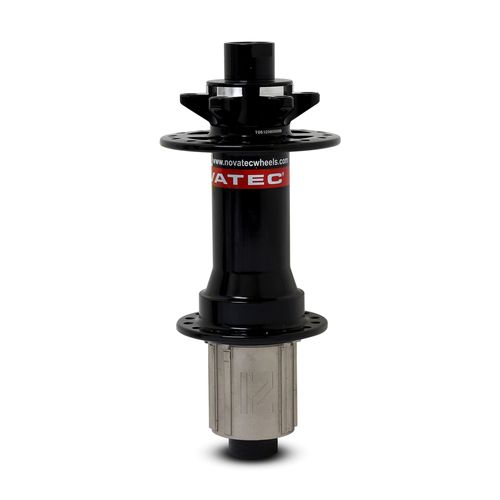 Maza 12x157mm 32H HG 12V Disco 6P Aluminio Negro Senzo