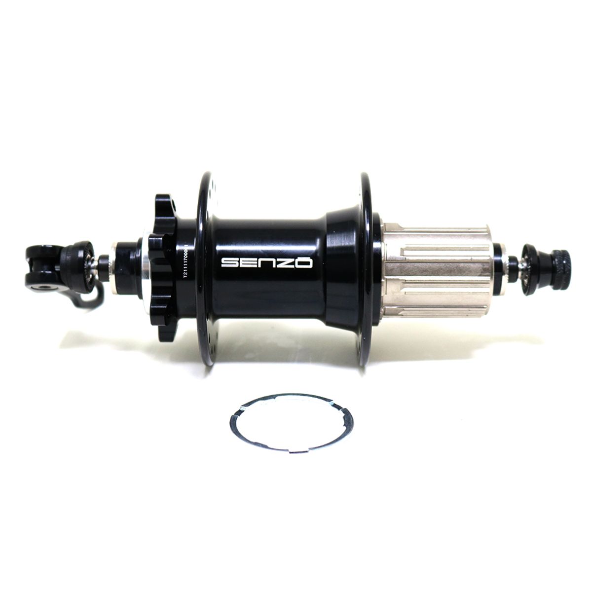 Maza Trasera 9x135mm 32H QR HG 12V Disco 6P Aluminio Negro Senzo