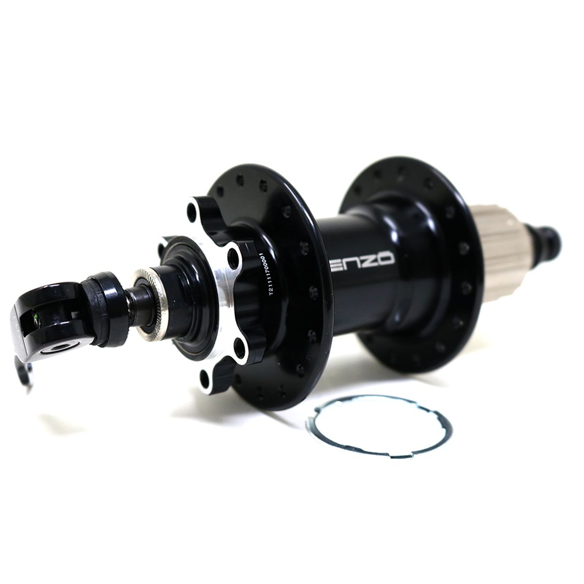 Maza Trasera 9x135mm 32H QR HG 12V Disco 6P Aluminio Negro Senzo