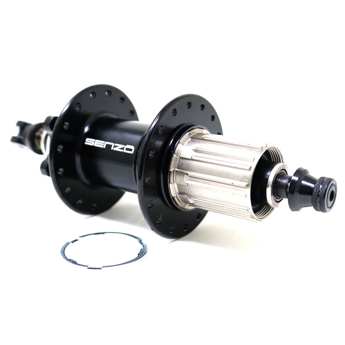Maza Trasera 9x135mm 32H QR HG 12V Disco 6P Aluminio Negro Senzo