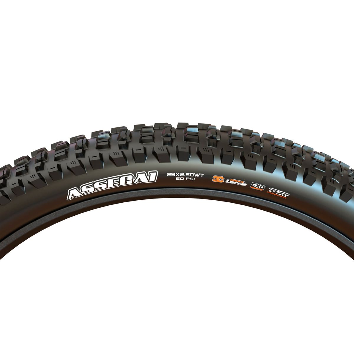 Neumático Assegai 29 2.5 WT Plegable 3CG TR DH Maxxis