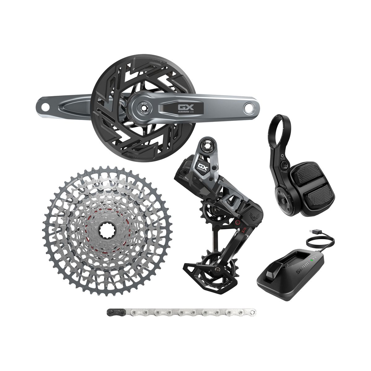 Grupo Eagle GX AXS T-Type BOSCH 36T 10-52T 160mm SRAM
