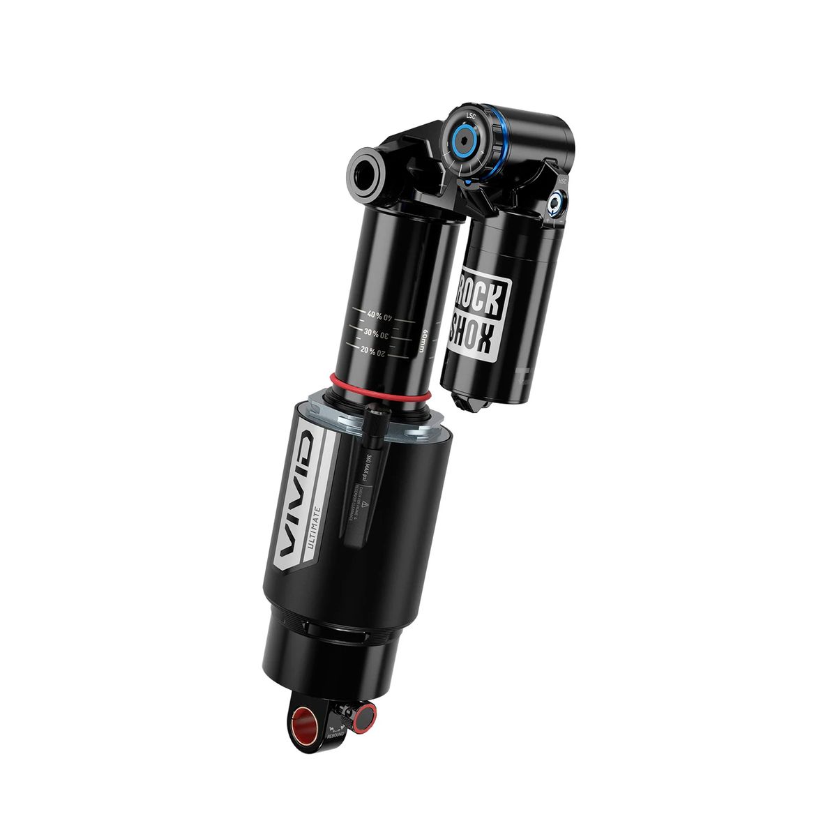 トロデーン Shock Vivid Ultimate DH RC2 Air C1 225mm Estándar Trunnion