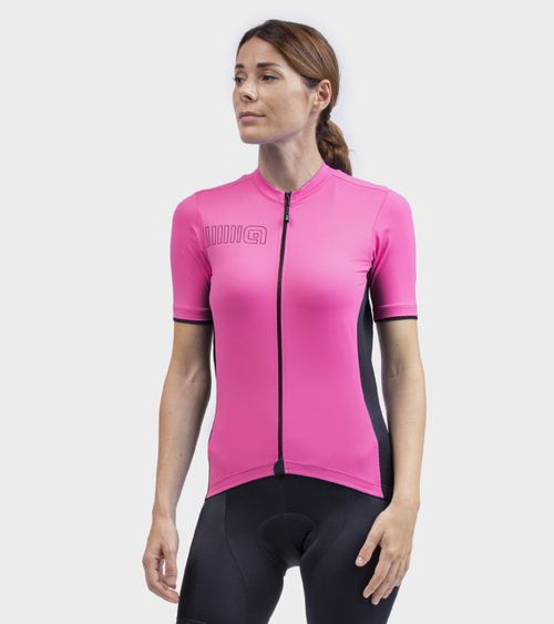 Maillot ciclismo mujer ALÉ corto PRS Garden Rosa